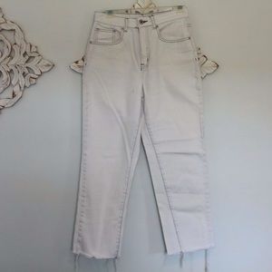 Cotton On White Straight Jeans